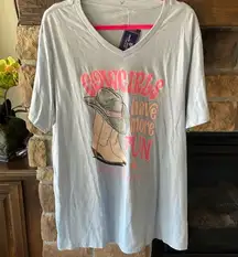 Simply Southern  Cowgirls Have More Fun tee shirt NWT