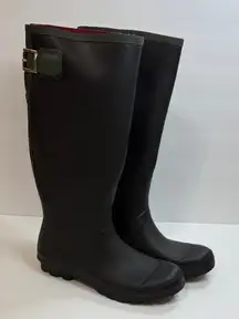 Tommy Hilfiger Black and Green Women's Winter Boots
