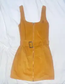 Tilly's / Sky And Sparrow Yellow Corduroy Dress