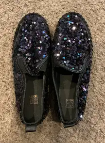 Sequin Slip-On Shoes
