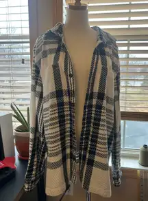 Black And White Plaid Jacket