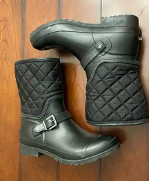 Sperry Walker Quilted Fleece Lined Rain‎ Boots