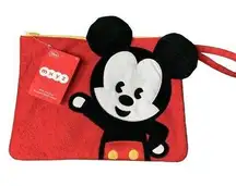 Disney Mickey Mouse Large Red Pochette NEW