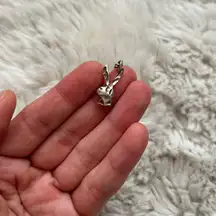 Vintage Sterling silver 925 playboy bunny charm