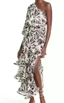 NWT Alexis x Target botanical one shoulder dress