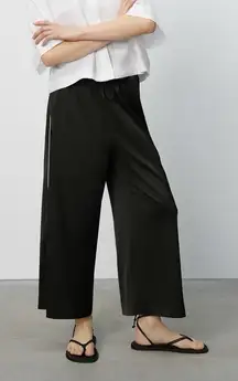 Zara Black Wide-Leg Pants