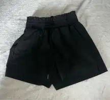 Abercrombie & Fitch Black high rise shorts size XS