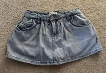 Free People Jean Skort