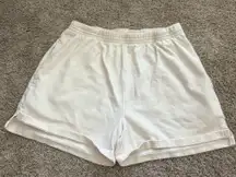 Brandy Melville Sweat Shorts Cream