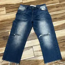 Diésel blue distressed ankle denim jeans size 32