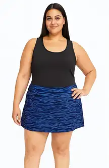 Greg Norman Women's Play Dry Tiger Striped Golf Skort - Size XL, NWT