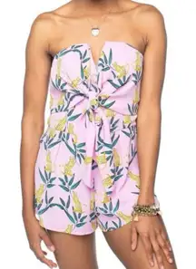 BuddyLove Jumbie Sleeveless Romper - Jungle Cat - Purple medium