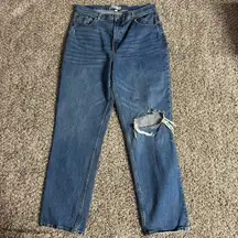 A&F The 90s Straight Ultra High Rise Curve Love Size 16