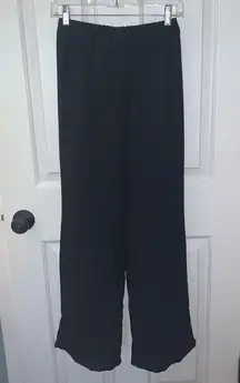 Black Straight Lightweight Pants