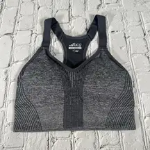 BCG Women’s Low Support Molded Cup Sports Bra size Small Grey Gray Removable Pad