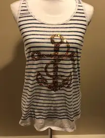 Pookie & Sebastian Striped Tank-top with Anchor