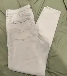 American Eagle Women's 14 Long Stretch High Rise Khaki Jegging