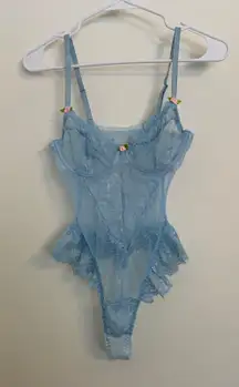 Blue Teddy Lingerie 