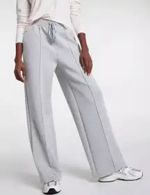 Calia Women's Soft Scuba Wide Leg Pant in Light Heather Grey size XL NWT