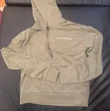 One Medical Custom Embroidered District Slim fit Perfect Tri-Fleece 1/2-Zip Pullover -- Military Green Frost - XS