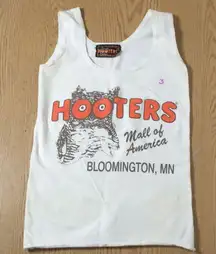 B62 #3 Hooters Girl Worn Uniform Tank From Bloomington Minnesota Size Xs
