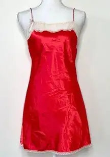 Victoria’s Secret Satin and Lace Slip Dress