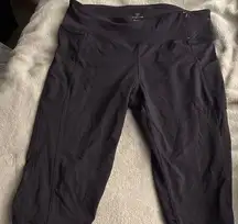 Tangerine Black Capris