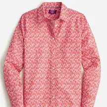 J. Crew Slim-fit shirt in‎ Liberty® Toutouayette fabric Women’s Size 2