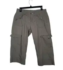 Lucky Brand Cargo Tan Pants Size 12/31 EUC #VEG-0290