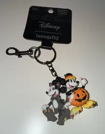 Loungefly Disney Keychain Halloween Mickey and Minnie Mouse 3D Purse Charm New