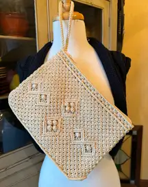 Vintage clean Crochet Clutch