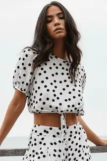 ✨Charlie Holiday Holiday Polka Dot Sz 4 Top✨