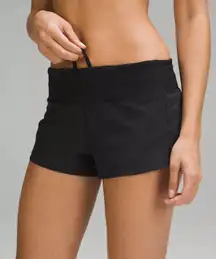 Lululemon Low-Rise Lined Shorts 2.5" Hotty Hot