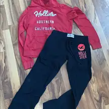 Hollister sweatshirt and pants