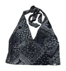 Superdry Retro Vintage Bandana Print‎ Halter Top Size 10