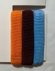FP Movement Pony Tail Holders, 3 Hair Ties, Blue and Purple and Orange, NWT