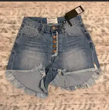 Revolve | One By OneTeaspoon Free People 24 Bonita High Waisted Jean Shorts Cutoff