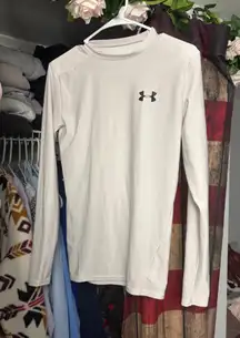 White Under Armour Long Sleeve Top