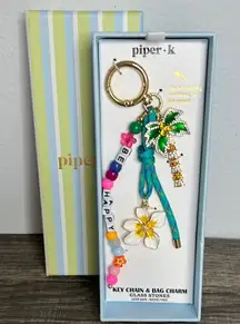 Piper K | Hawaiian 🌺 Motif Bag Charm!