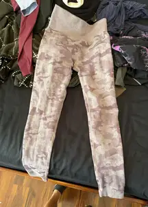 Amazon Seamless Scrunch Purple Camo Leggings