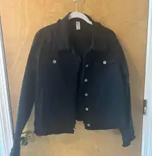 Black Jean Jacket