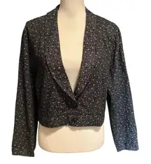 IZ California Size L 90s Retro Cropped Jacket Boxy Fit Made in USA