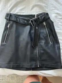 Leather Skirt