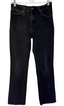 Levi 505 Straight Leg Black Jeans Sz 8