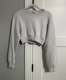 ZARA Cropped Sweatshirt