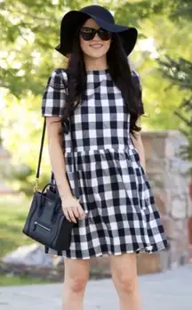 Rachel Parcell Gingham Plaid Cotton Dress XS
