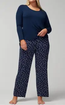 Cool Nights Long Sleeve Top and Pant Pajamas Set. MSRP $84