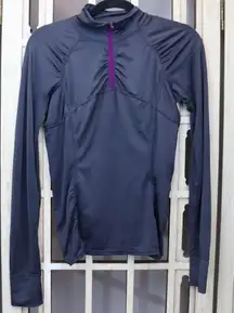 Athleta Quarter Zip Long Sleeve Lightweight Pullover Size XS