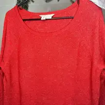 Royal Robbins | women red merino wool linen blend top