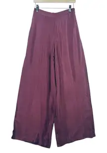 Athleta Calm Cool Wide Leg Pants XS Mauve Lounge‎ Comfy Stretch Travel Pant